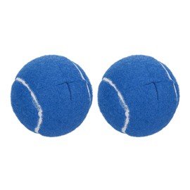 sourcing map 2 Pcs Precut Walkers Tennis Balls, Universal Precut Glide Ball Walkers Accessories Glides for Furniture Legs and Floor Protection, Dark Blue