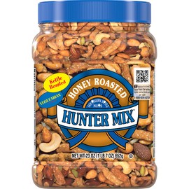 Southern Style Nuts Honey Roasted Hunter Bulk Trail Mix, 23 oz (Pack of 1), Honey Roasted Sesame Sticks & Peanuts, Sunflower Kernels, Almonds, Cashews & Pepitas, Mixed Nuts, Snacks for Adults & Kids