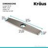 KRAUS Deck Plate for Kitchen Faucet in Spot Free Stainless