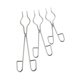 NOLITOY 3pcs Stainless Steel Laboratory Accessories Silver Test Tube Clamp Frame Clamp Tube