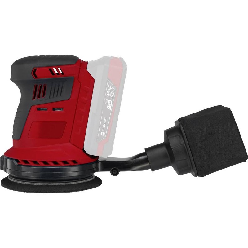 TOOLCRAFT ES-800 Cordless Random Orbital Sander