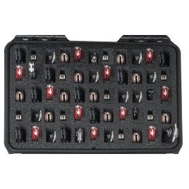 Case Club 55 Folding Knife Case - Hard Sided Travel and Storage Organizer fits a Variety of Folding Knives, Swiss Army, Butterfly & More. Lockable, Rugged, Waterproof