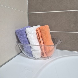 Compact Transparent Plastic Washbasin Washbasin