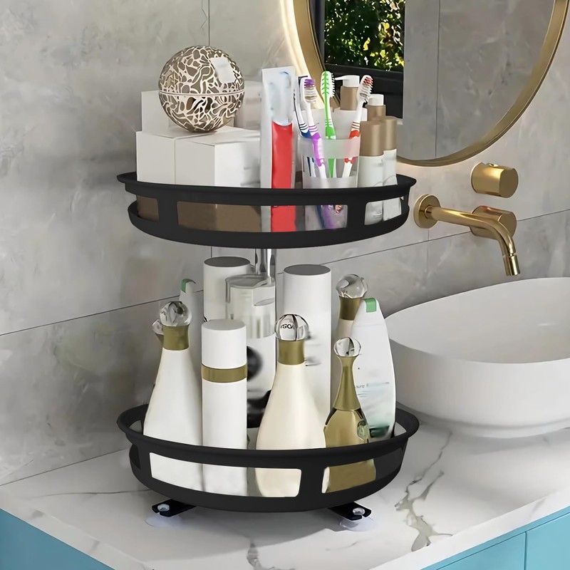 Loputon Kitchen Organiser, Turntable Fridge Spice Rack, Lazy Susan Turntable