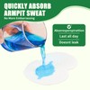 Disposable Underarm Sweat Pads 60 Count - Adhesive Armpit Guards