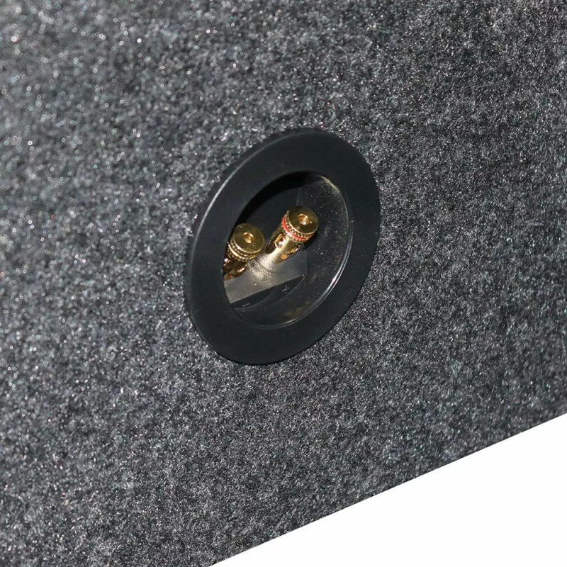 Qpower Empty Woofer Box 12" Square QSMPSQ12E