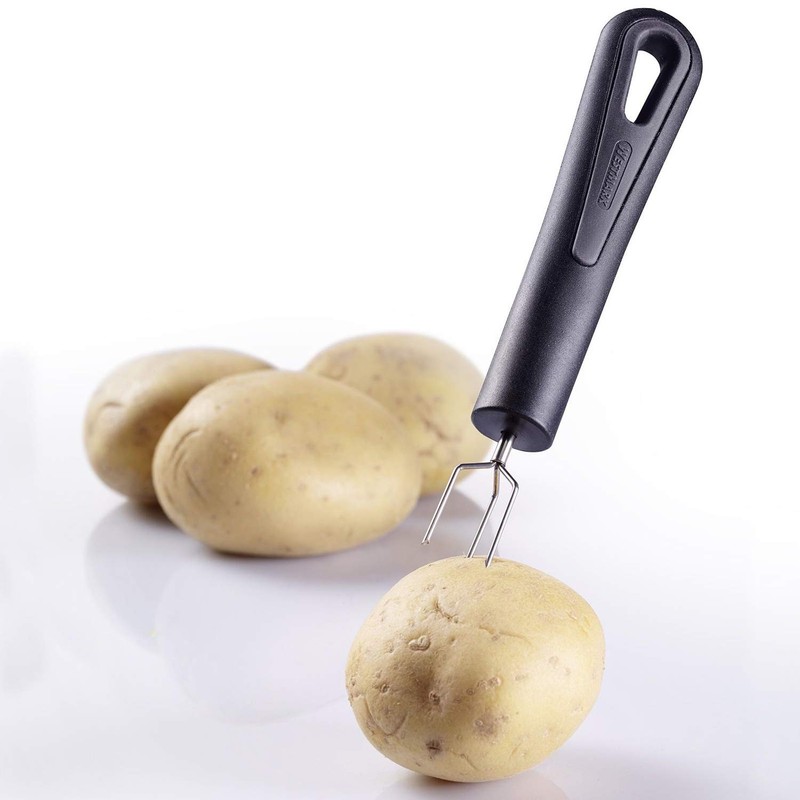 Westmark Messer + Pellkartoffelgabel mit 3 Zinken, Set 2-tlg., Rostfreier