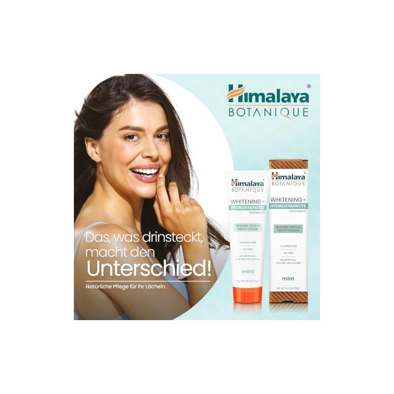Himalaya Botanique Whitening Toothpaste with Hydroxyapatite 113g