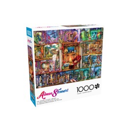 Puzzles for Adults 1000 Pieces – Buffalo Games The Grand Fiction Library by Aimee Stewart, Colorful Challenging 1000 Piece Jigsaw Puzzle for Adults with Poster, Made in The USA
