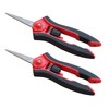 TABOR TOOLS 2-Pack Micro-Tip Pruners with Straight Blades and Fine