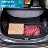 Car Rear Cargo Net, Adjustable Elastic Storage Organizer Cargo Net