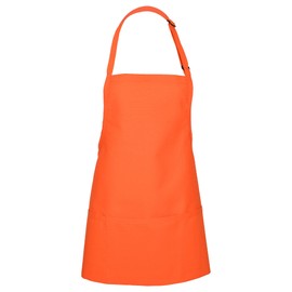 FAME Original Three Pocket Bib Apron - F10 - Orange (WFA32125OR)