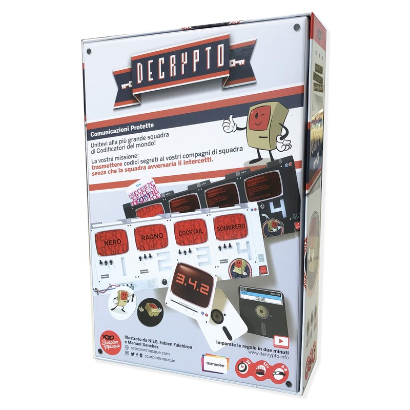 Asmodee - Decrypto Board Game, Multi-Colour, Italian Version