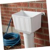 2 Piezas Rainwater Diverter para Downspout en Pvc Blanco, Conexión