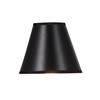 Aspen Creative 32210-2, Hardback Empire Transitional Clip-On Chandelier Shade, Black