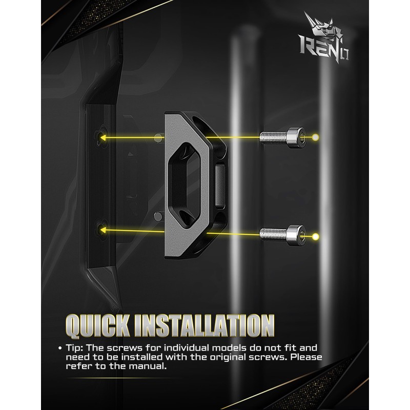 RENO Ram Tie Down Hook, Pickup Truck Bed Box Bracket