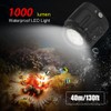 Diving 40m Depth Waterproof LED Fill Light Photography Camera Shooting