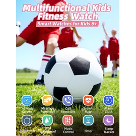 ZONEY Kids Smart Watch for Boys Girls, IP68 Waterproof Kids Fitness Activity Tracker Watch,8 Sport Modes,Pedometers,Calories Counter,Alarm Clock,Kids Gifts (Pink)