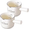 Maxdot 2 Pack Espresso Measuring Cup, Ceramic Expresso Shots Cup