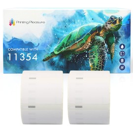 Printing Pleasure 2X Compatible with Seiko 11354 57mm x 32mm White Address Labels Rolls (1000 Labels per Roll) for LabelWriter 4XL 450 400 330 320 310 Twin Turbo Duo Seiko SLP 450 440 430