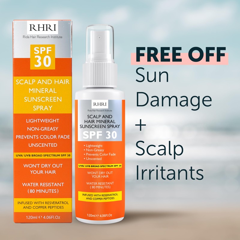Premium SPF 30 Hair Sunscreen Spray | Non-Greasy UV Protection