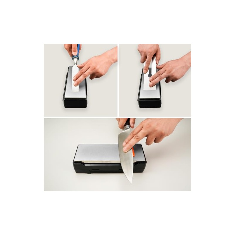 SHARPAL 162N Double-sided Diamond Sharpening Stone Whetstone Knife Sharpener |Coarse