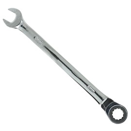 Seshin Buffalo 8mm Ratchet Spanner Steel Fixed Head Gear Wrench Open End & Ring (8mm)