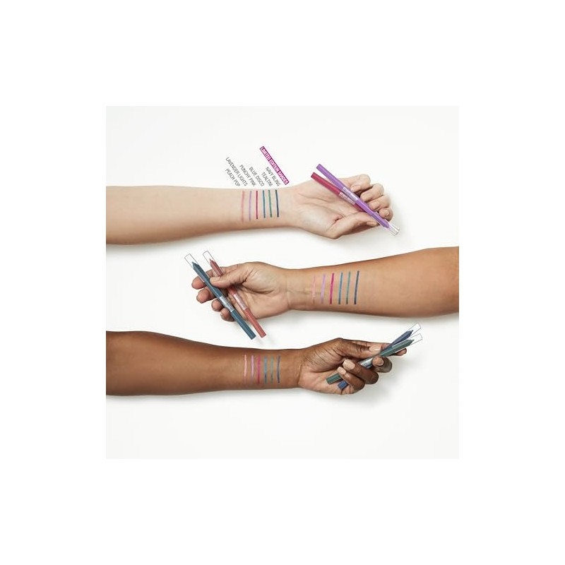 MAYBELLINE Tattoo Studio Lápiz Delineador de Ojos Afilable, 36 Horas