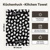 Artoid Mode Ghost Boo Spooky Halloween Kitchen Towels Dish Towels,