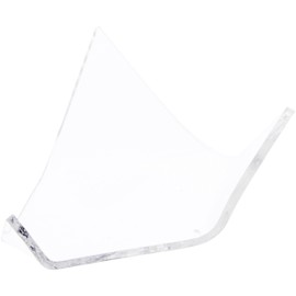 Plymor Clear Acrylic Display Stand Holder for Geode, Mineral or Crystal Cluster, 1.75" H x 3" W x 3.75" D (2 Pack)