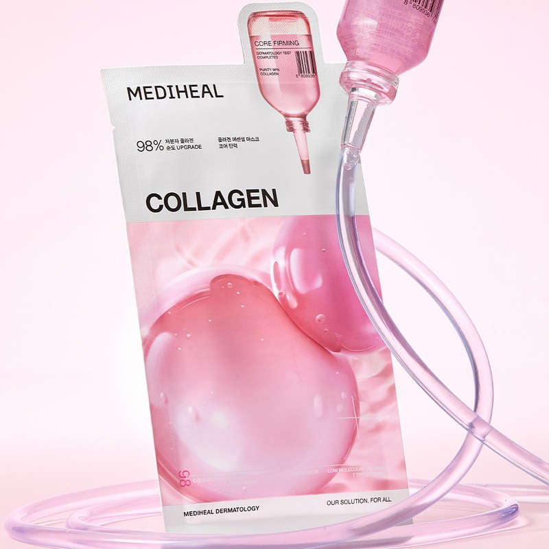 메디힐 콜라겐 에센셜 마스크 코어 탄력 240ml, 10개입, 1개 Mediheal