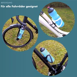 BeDiCo I Multi Mount Adapter I Bicycle Bottle Holder I Universal I Aluminium I Water Bottle Holder I Without Screws