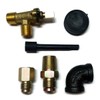 On/Off Valve with Knob Handle and Single Extension for Gas