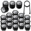 Biomar Labs Universal 17mm Silver Black Gloss NB 6 Wheel