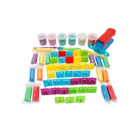 Crayola Mega Activity Set - Pearl & Cosmic | 50 Total Pieces - 20 Dough Packs, 30 Kids Play Tools | Alphabet, Letters, and Shapes | Fun Preschool Learning Activities and Gifts for Kids.