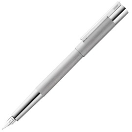 Lamy Scala Brushed Sterling Silver 1228069 Fountain Pen EF