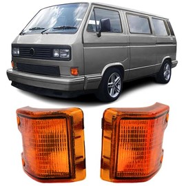 Indicator Orange Set Right and Left Fits VW T3 Bus Box Transporter 79-92