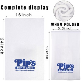 G2TUP Pip's Bar & Grill Towels Lumon Diner Innie Outie Gift Lumon Industries Kitchen Towels MDR Group Gifts (Bar & Grill kt CA)