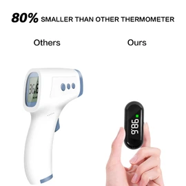 Rechargeable Infrared Forehead Thermometer for Kids - Baby Thermometer for Infants - Digital Thermometer for Adults and Kids - Baby Essentials Must Haves for Newborn by HARIKA LIFE