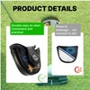 Mallet Putter Head Cover, Magnetic Closure, Black PU Leather, Odyssey