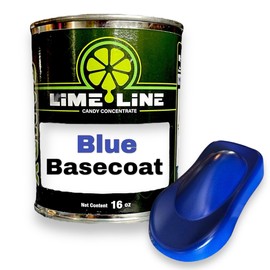 LiME LiNE Automotive Basecoats, 1k Urethane Base Coat Color (Blue Basecoat Pint)