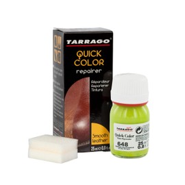 Tarrago | Rapid Color 25 ml | Color-Renewing dye for Smooth Leather and Canvas Shoes, Kiwi Green (648), 20.00 ml