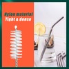 9-Pack Thin Long Handle Bottle Brushes with Boar Bristle &