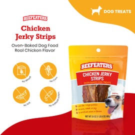 Beefeaters Chicken Jerky Strips, 24oz, 1 Count (Pack of 1)