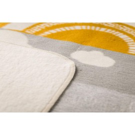 David Fussenegger Maja Baby Blanket Rainbow 75 x 100 cm Raw White