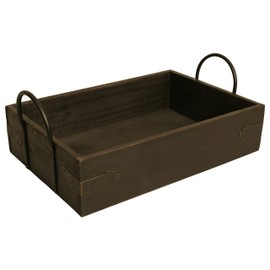 Wald Imports 8539/SM Wood Tray, 12 Inch, Brown