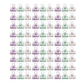 90 Pcs Binder Clips 32mm Hollow Strong Clamping Force Metal Small Binder Clips for Office Documents