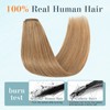 Benehair Clip-In Real Hair Extensions, 8 Pieces, 100% Real Hair,