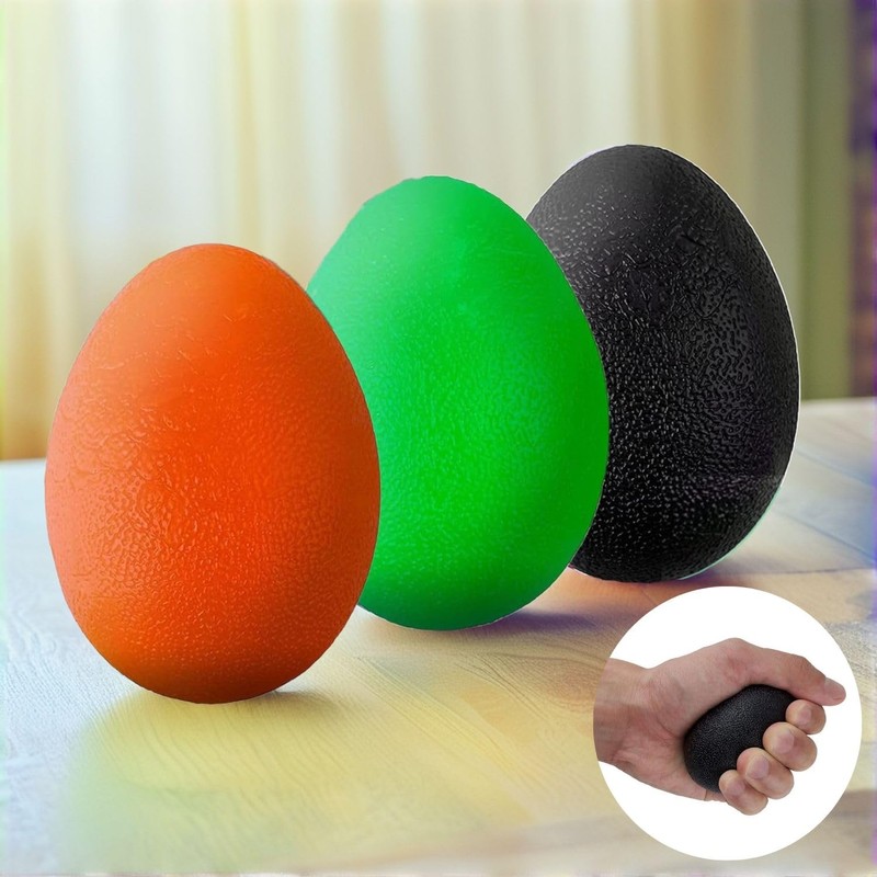 The Friendly Swede Stress Balls for Adults — 3 Squeeze