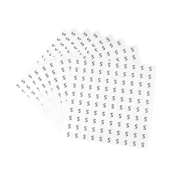 Operitacx Pack of 1000 Round Stickers in White Size for